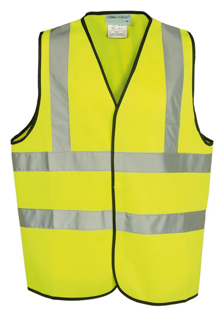 100 x High Visibility Yellow / Orange Safety Vest Waistcoat Jacket