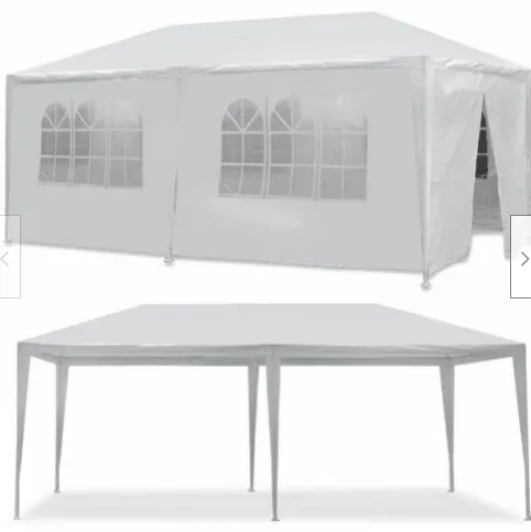 10'x20' Outdoor Gazebo Canopy Tent Durable Pavilion For Events W/ 6 Sidewalls