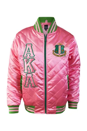 AKA Quilted Jacket: Pink