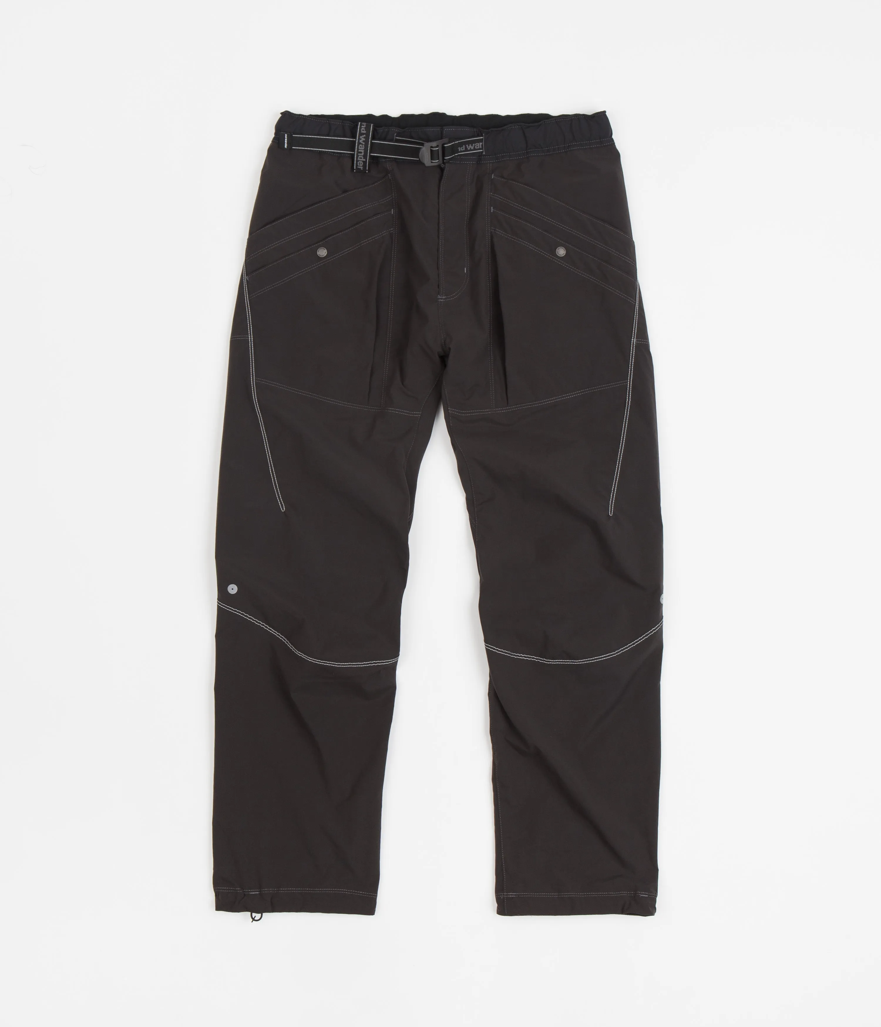 and wander Pocket Stretch Pants - Charcoal