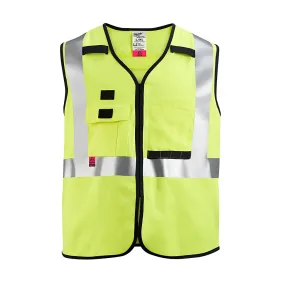 AR/FR Cat. 1 Class 2 High Visibility Yellow Safety Vest- 4XL/5XL