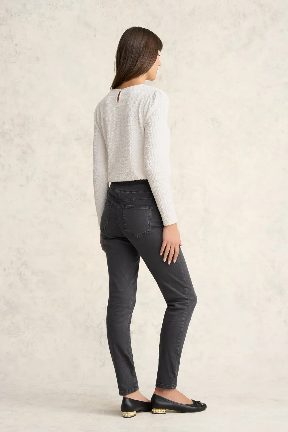 Bengajean® Full Length Skinny Leg - Grey Wash