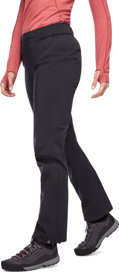 Black Diamond Women&#x27;s Stormline Stretch Rain Pants Black | Buy Black Diamond Women&#x27;s Stormline Stretch Rain Pants Black here | Outnorth