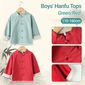 Boys' Tang Suit Tops