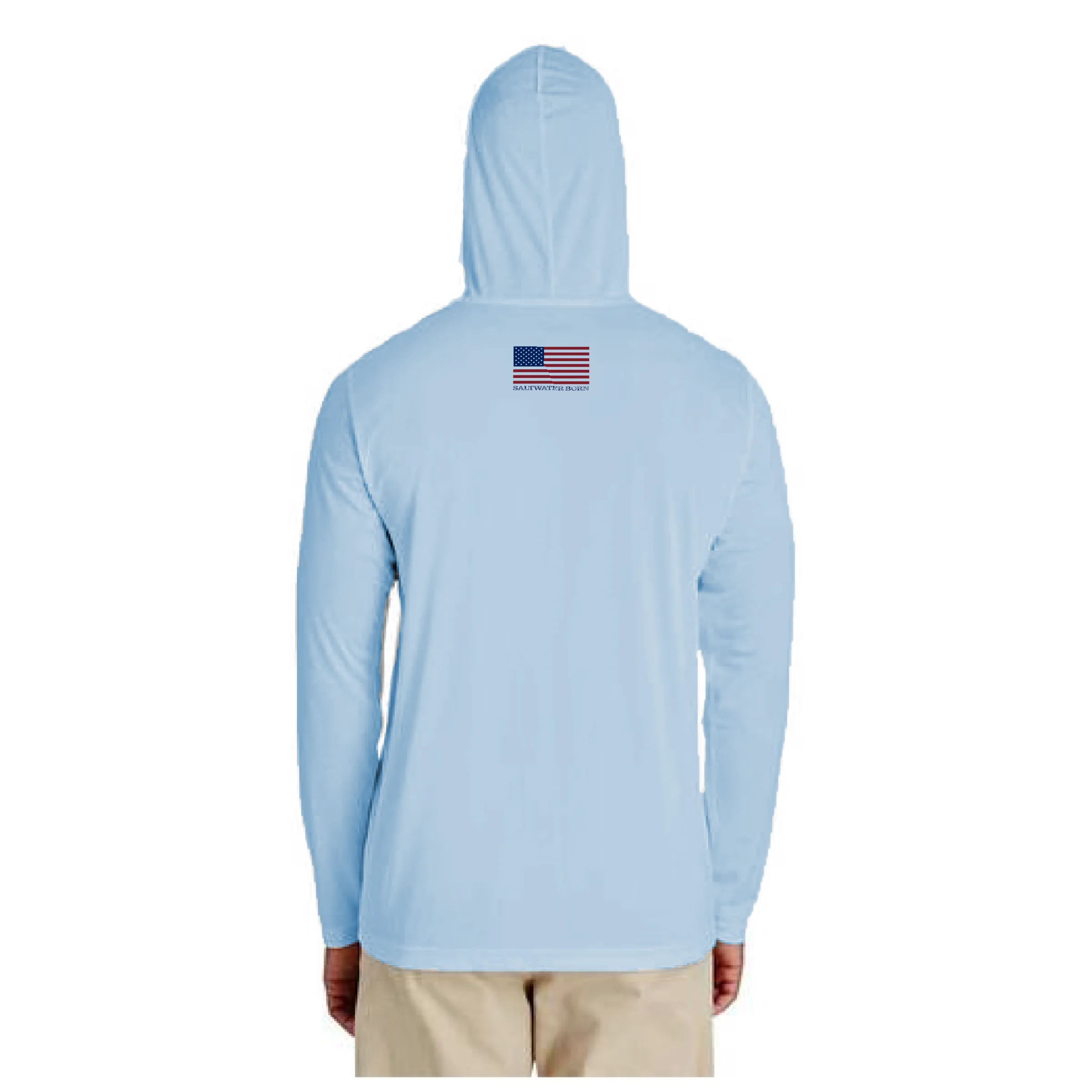 Florida Flag Long Sleeve UPF 50  Dry-Fit Hoodie