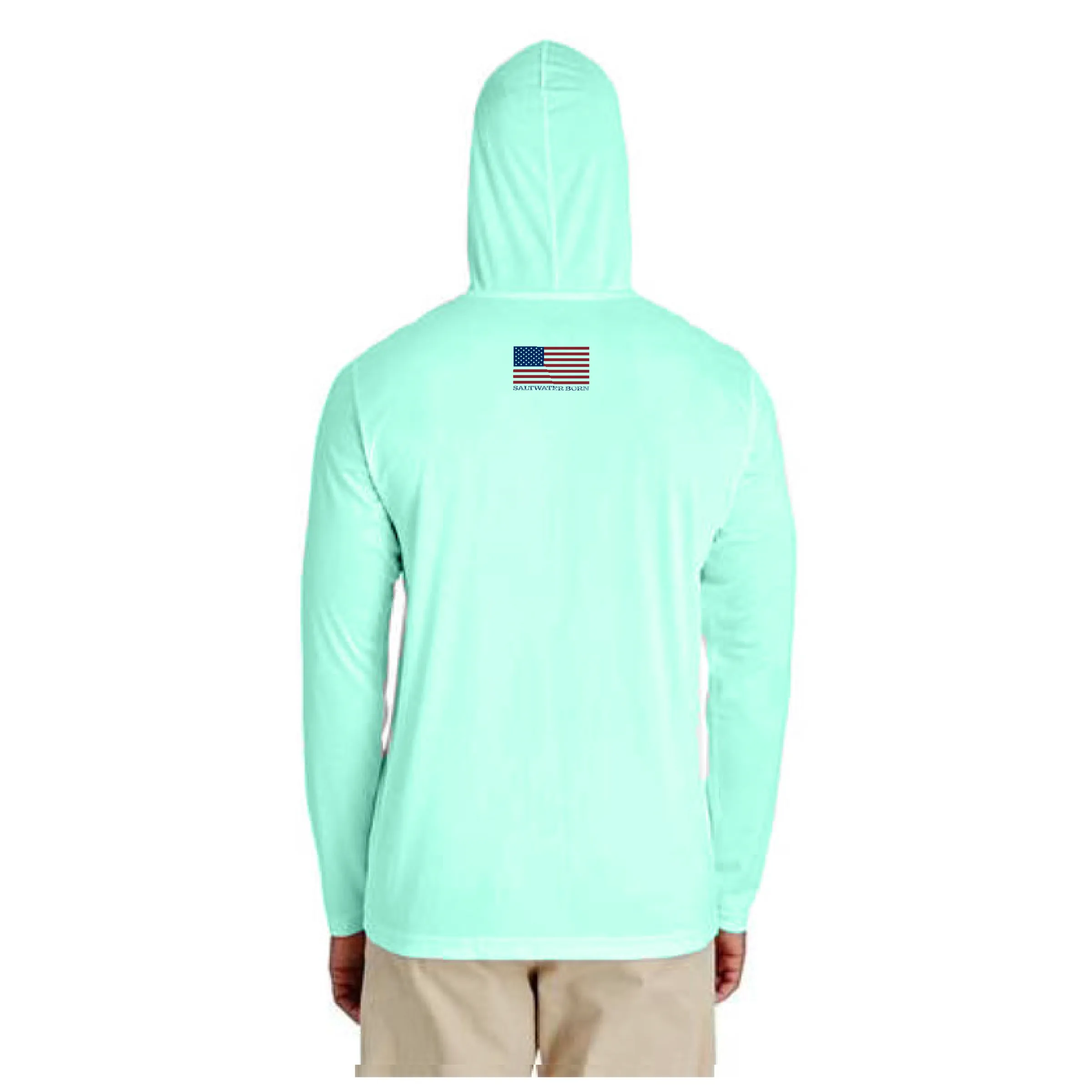 Florida Flag Long Sleeve UPF 50  Dry-Fit Hoodie