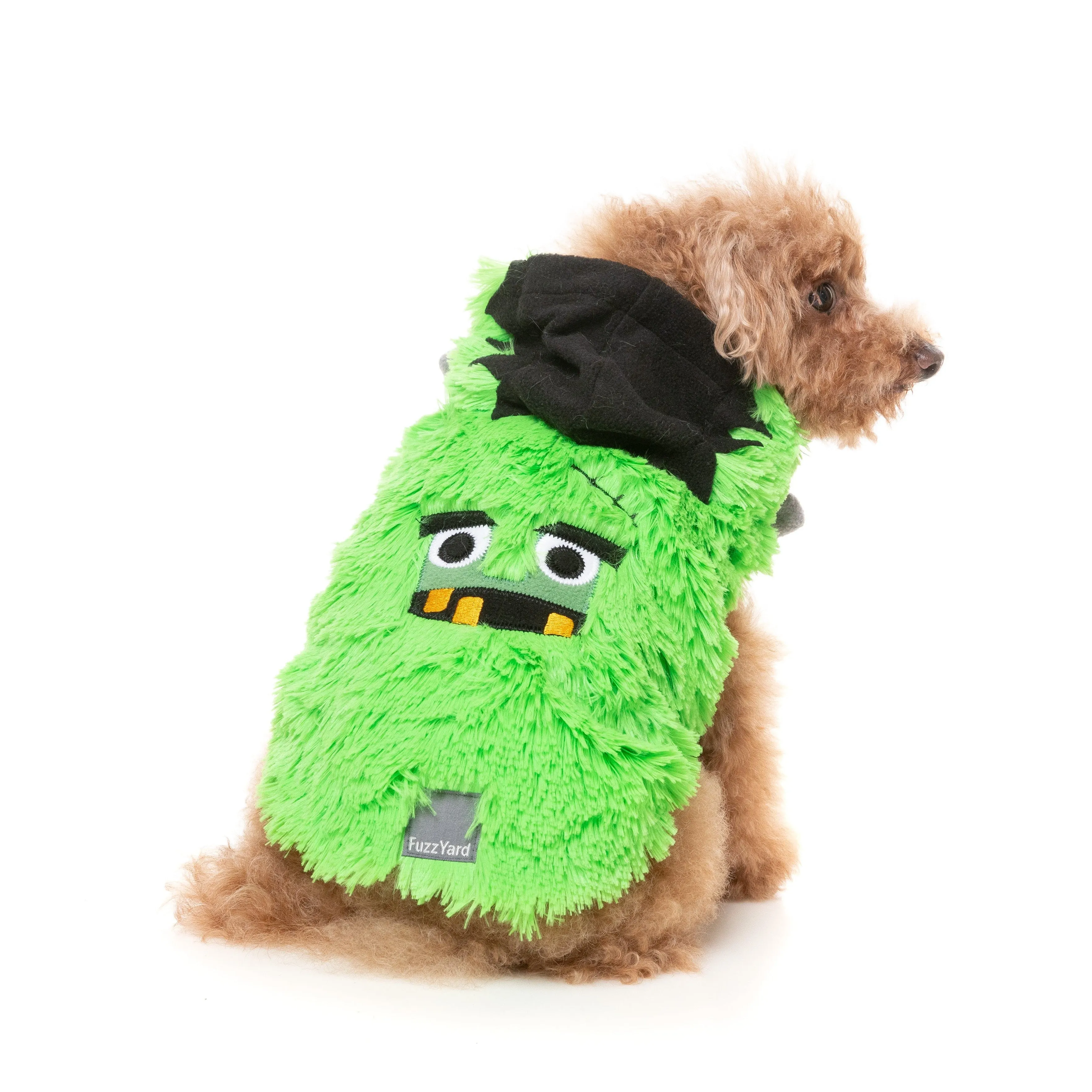 FuzzYard Halloween Dog Apparel Franky Hoodie Size 7