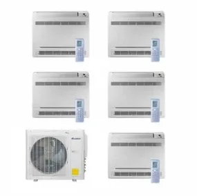 GREE Multi  Ultra Series 42,000 BTU 5-Zone Mini Floor Console 9K 12K 12K 12K 12K Ductless Mini-Split System