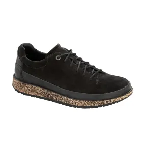 Honnef Low Black Suede Leather