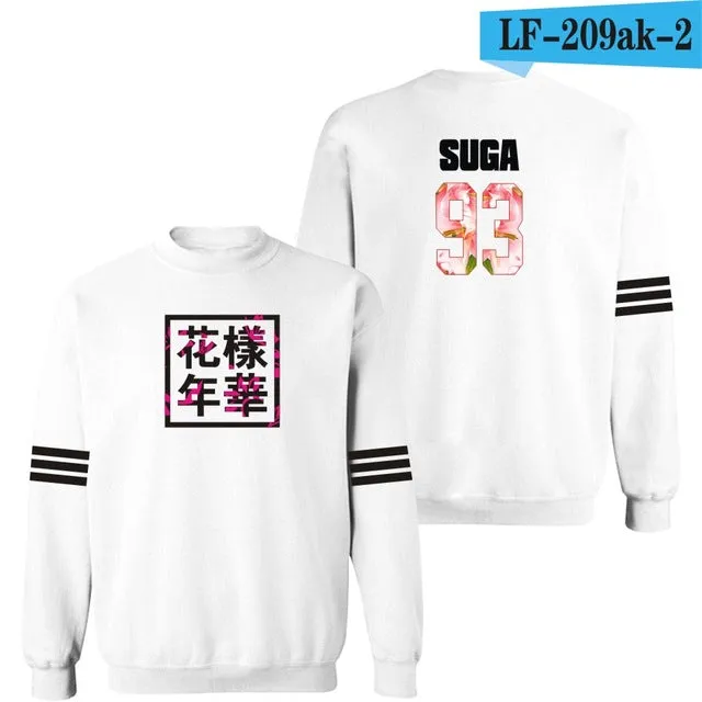 LUCKYFRIDAYF Bangtan Boys Kpop BTS Women Hoodies Sweatshirts Letter Printed in J-HOPE 94 and SUGA 93 Women Hoodies  JUNG KOOK 97