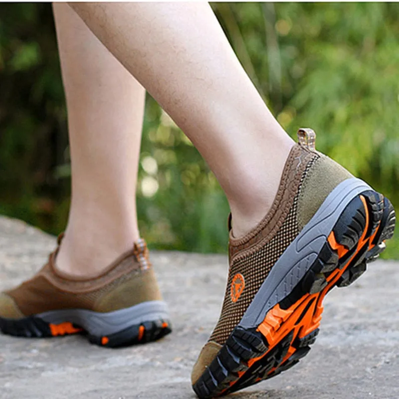 Men Outdoor Comfy Breathable Mountaineer Hiking Shoes