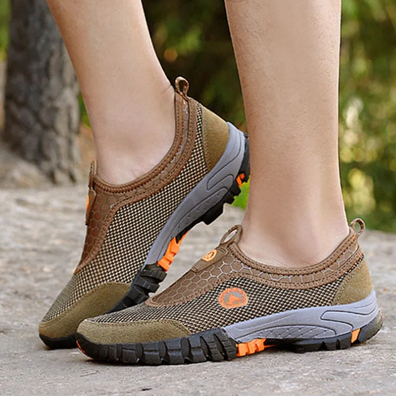 Men Outdoor Comfy Breathable Mountaineer Hiking Shoes