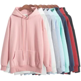 Thick Longsleeve Fleece Hoodies