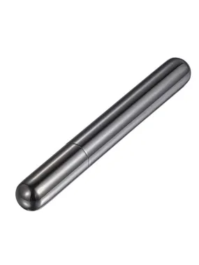 Visol Sigma Gunmetal Finish Stainless Steel Cigar Tube