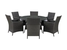 Weather Resistant Patio Dining Set - 7pcs