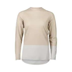 Women's Jersey POC MTB Pure LS - Beige/Grey